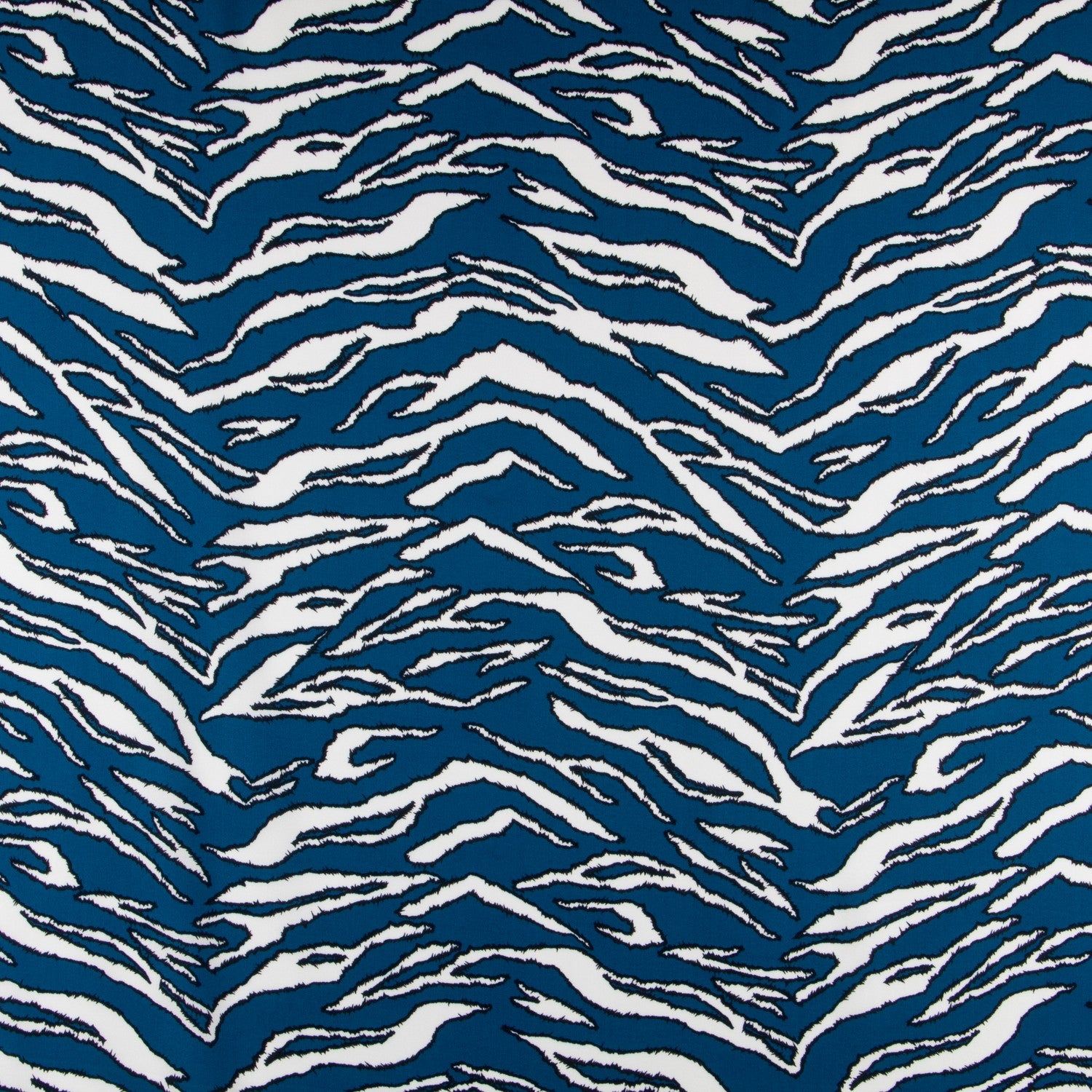 Blauer Zebra-Krepp - Ribes y Casals