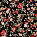 Schwarzer Cretonne-Krepp - Ribes y Casals