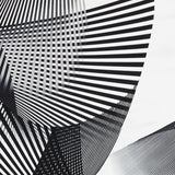 Krepp Diagonal Weiß Schwarz - Ribes y Casals
