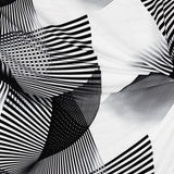Krepp Diagonal Weiß Schwarz - Ribes y Casals