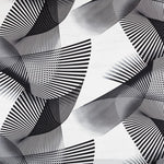 Krepp Diagonal Weiß Schwarz - Ribes y Casals