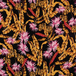 Schwarzer exotischer Krepp - Ribes y Casals