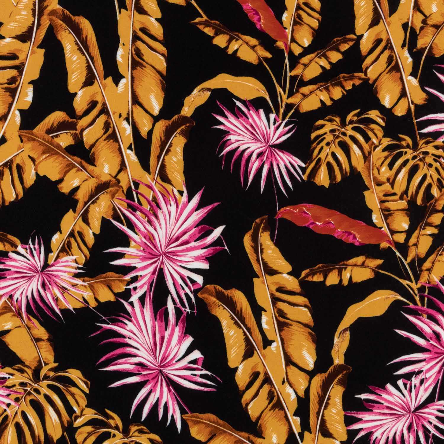 Schwarzer exotischer Krepp - Ribes y Casals