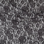 Krepp Feinspitze Schwarz - Ribes y Casals