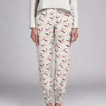 Krepp Flamingos Creme - Ribes y Casals