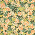 Krepp Floral Kamelgrün - Ribes y Casals