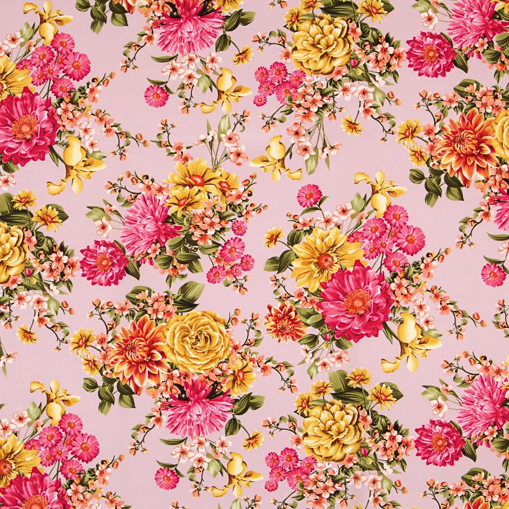 Krepp Floral Rosa - Ribes y Casals