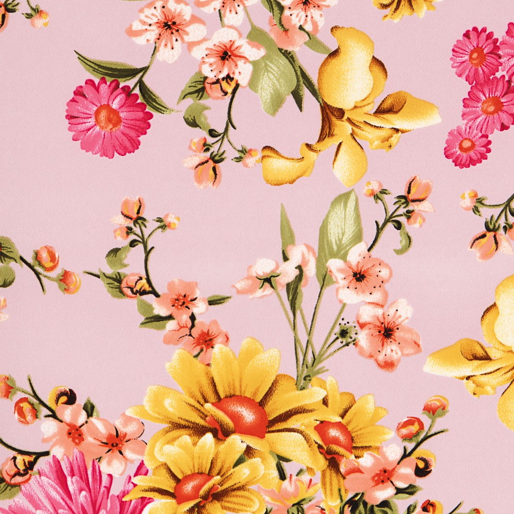 Krepp Floral Rosa - Ribes y Casals