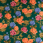 Smaragd Flamenco Blumen Krepp - Ribes y Casals