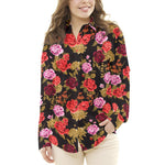 Krepp Flores Flamenca Schwarz - Ribes y Casals