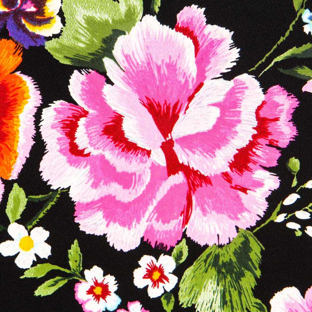 Krepp Flores Manila Schwarz - Ribes y Casals