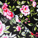 Krepp Flores Manila Schwarz - Ribes y Casals