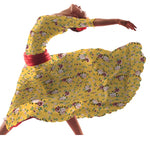 Kreppblumen Vintage Gelb - Ribes y Casals