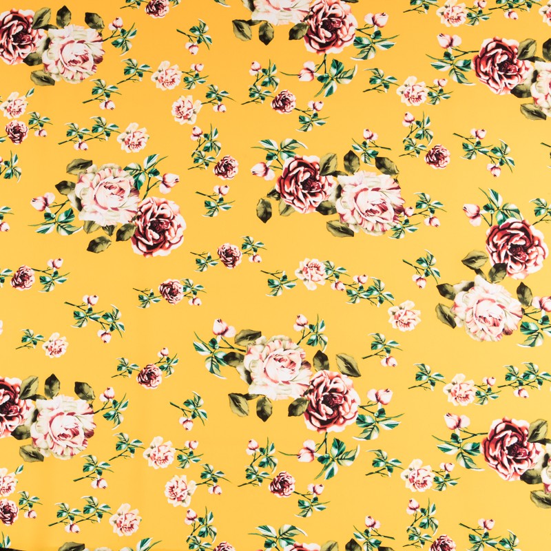 Kreppblumen Vintage Gelb - Ribes y Casals