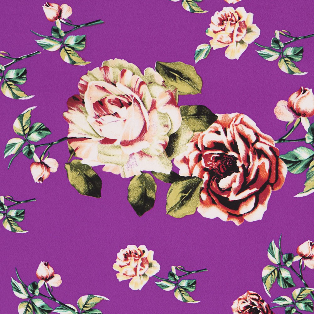 Vintage Bougainvillea Blume Krepp - Ribes y Casals