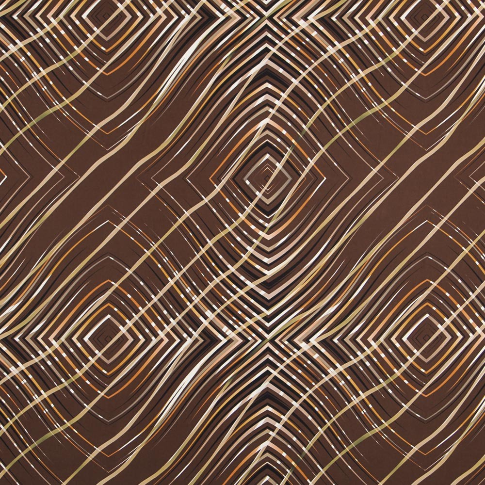 Geometrischer Krepp Braun - Ribes y Casals