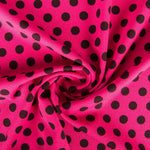 Crêpe Gruesa Polka Dots Fuscia - Ribes y Casals