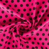Crêpe Gruesa Polka Dots Fuscia - Ribes y Casals