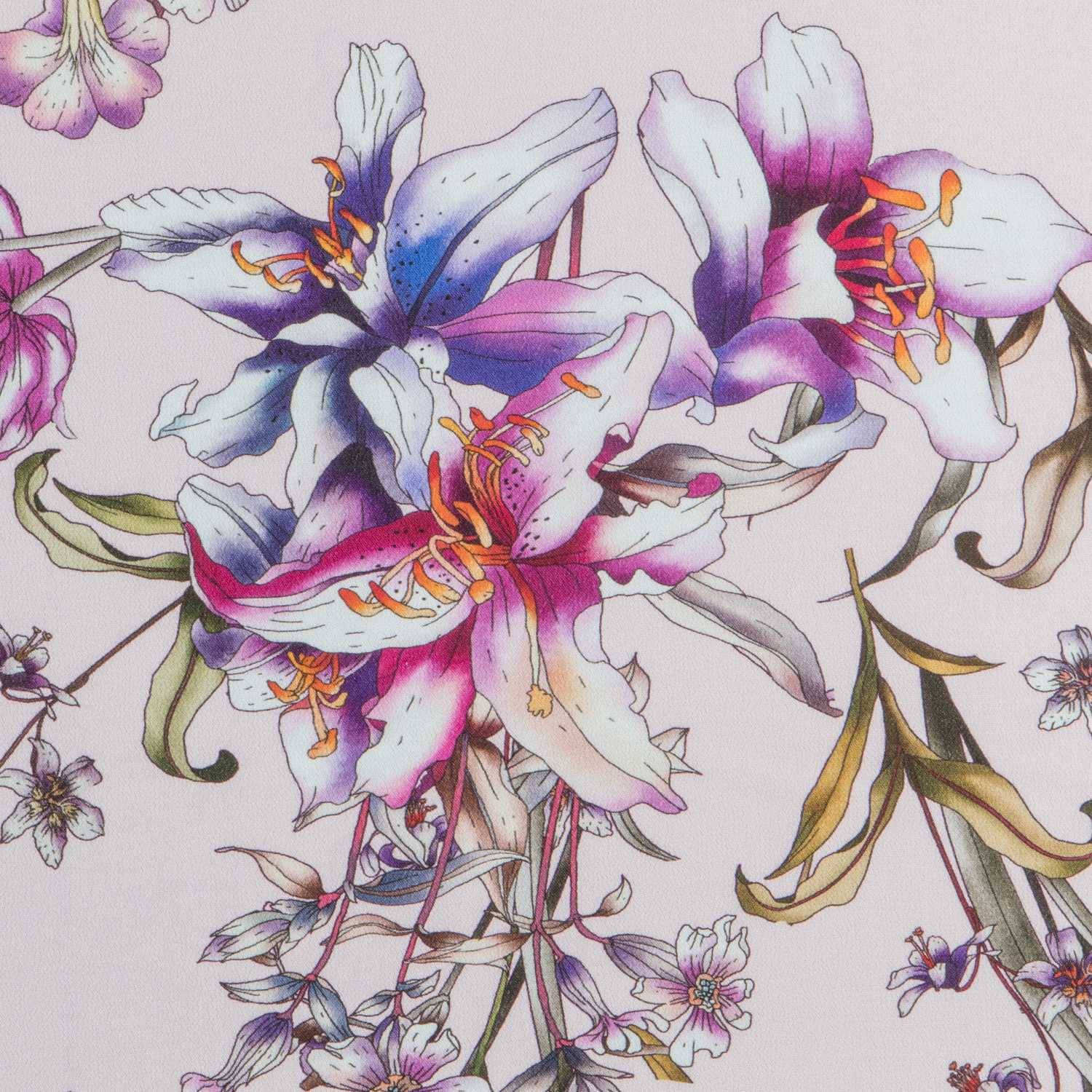 Hibiskus-Lavendel-Krepp - Ribes y Casals