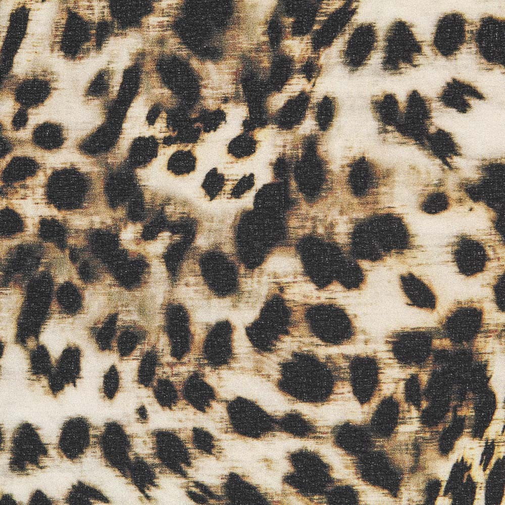 Beige Leopard Krepp - Ribes y Casals