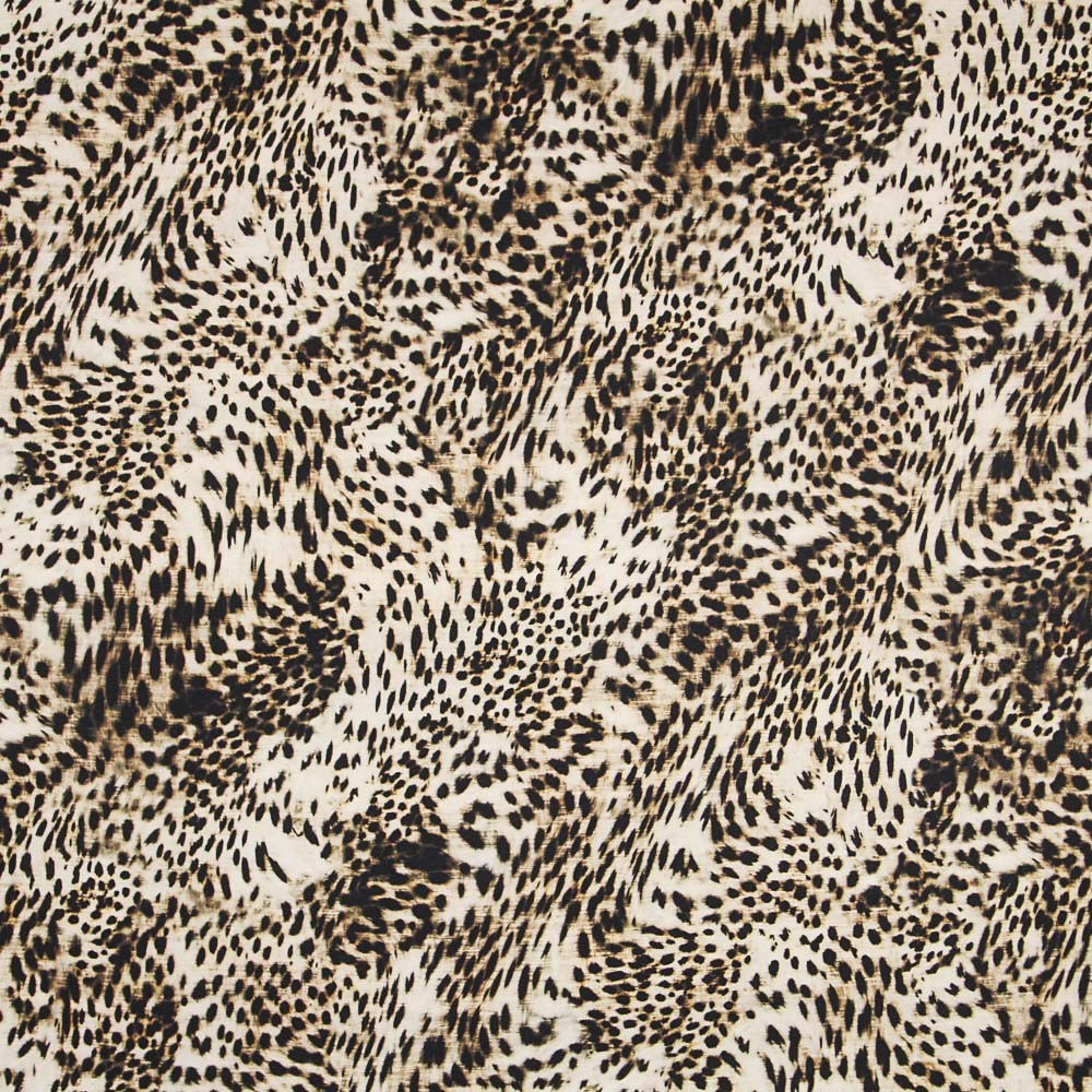 Beige Leopard Krepp - Ribes y Casals