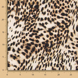 Beige Leopard Krepp - Ribes y Casals