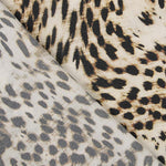 Beige Leopard Krepp - Ribes y Casals