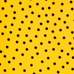 Krepp-Polka-Dots Albero 7mm Schwarz - Ribes y Casals