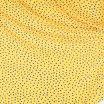 Krepp-Polka-Dots Blau 7mm Gelb - Ribes y Casals