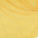 Krepp-Polka-Dots Blau 7mm Gelb - Ribes y Casals