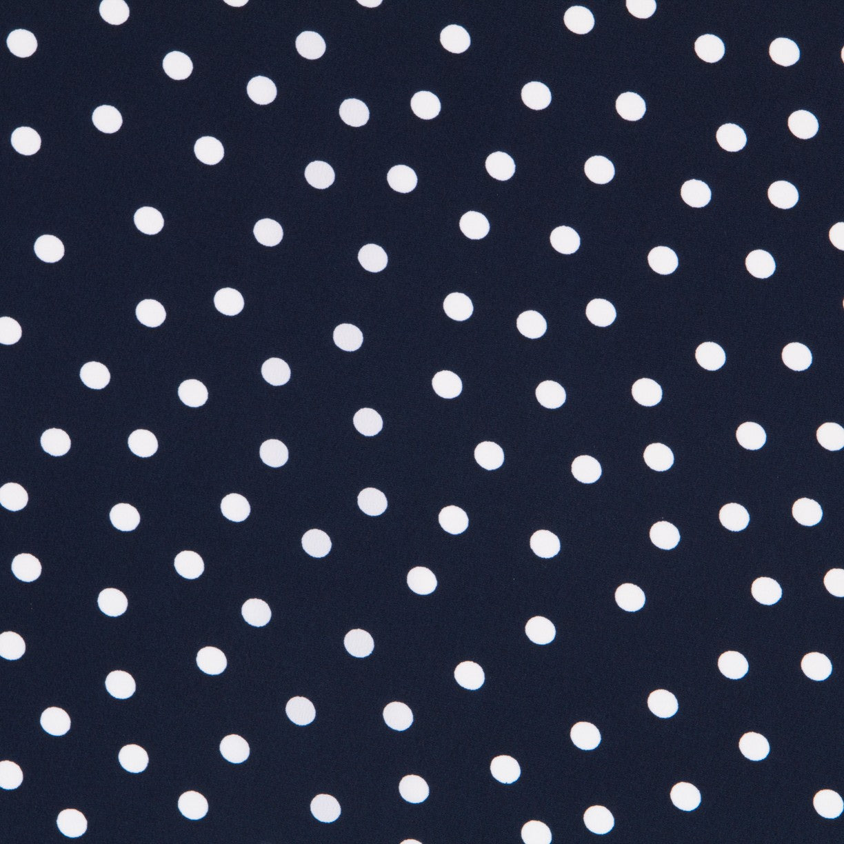 Weißer gepunkteter Krepp 7mm Marine - Ribes y Casals