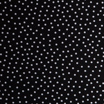 Weißer gepunkteter Krepp 7mm Schwarz - Ribes y Casals