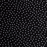 Weißer gepunkteter Krepp 7mm Schwarz - Ribes y Casals