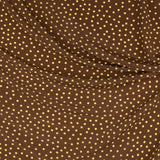 Krepp-Polka-Dots Limette 7mm Braun - Ribes y Casals