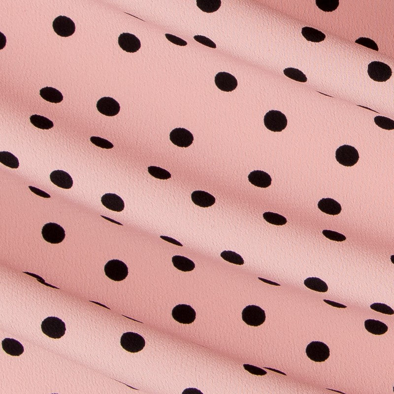 Crepe Polka Dots Make Up 7mm Schwarz - Ribes y Casals