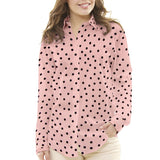Crepe Polka Dots Make Up 7mm Schwarz - Ribes y Casals