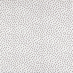 Krepp-Polka-Dots Braun 7mm Ecru - Ribes y Casals