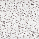 Krepp-Polka-Dots Braun 7mm Ecru - Ribes y Casals