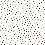 Krepp-Polka-Dots Braun 7mm Ecru - Ribes y Casals