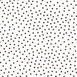 Krepp-Polka-Dots Braun 7mm Ecru - Ribes y Casals