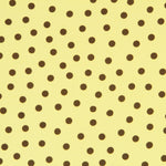 Krepp-Polka-Dots Braun 7mm Grün - Ribes y Casals
