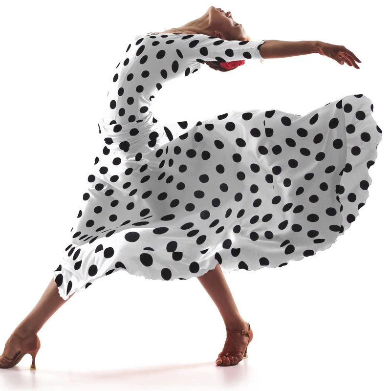 Koshibo Polka Dots 33mm Schwarz-Weiß - Ribes y Casals