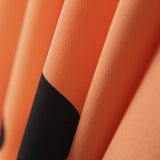 Crepe Polka Dots Schwarz 33mm Tangerine - Ribes y Casals