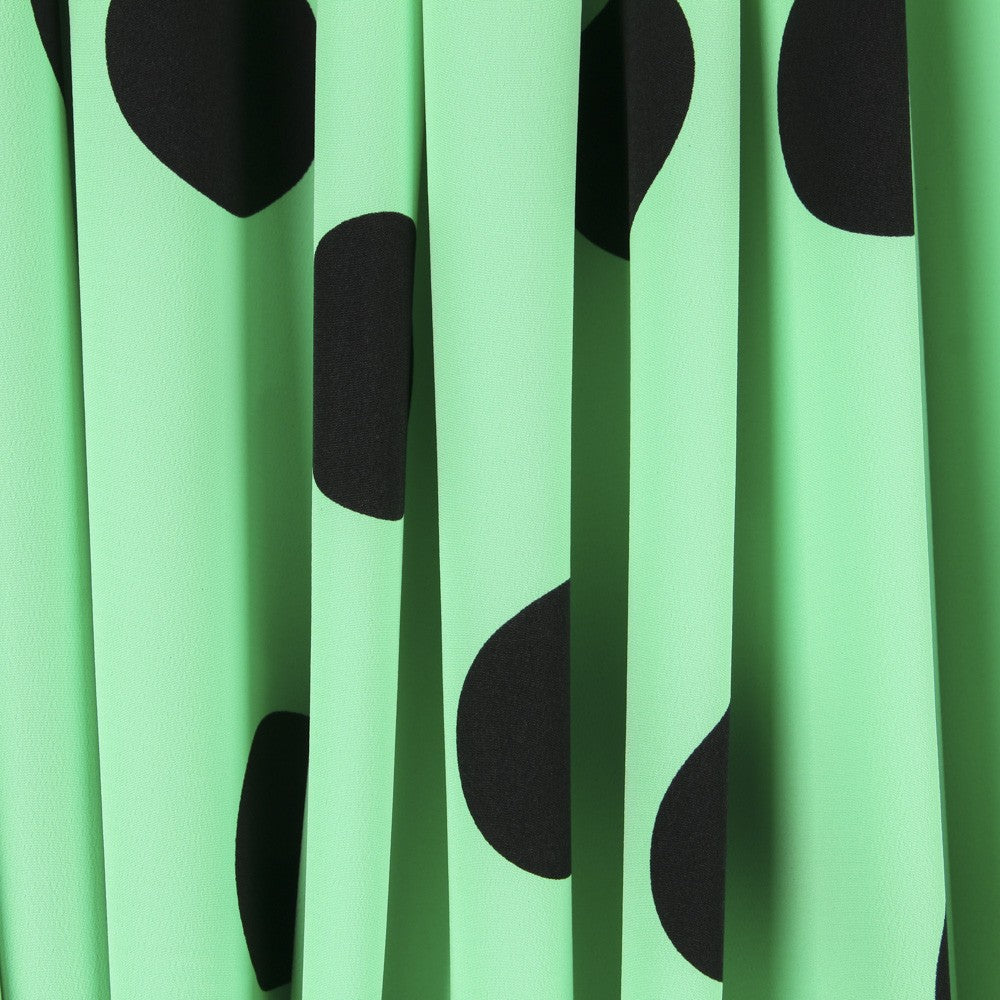 Crepe Polka Dots Schwarz 33mm Mint - Ribes y Casals