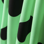 Crepe Polka Dots Schwarz 33mm Mint - Ribes y Casals