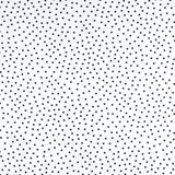 Krepp-Polka-Dots Schwarz 7mm Weiß - Ribes y Casals