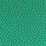 Krepp-Polka-Dots Schwarz 7mm Grün - Ribes y Casals