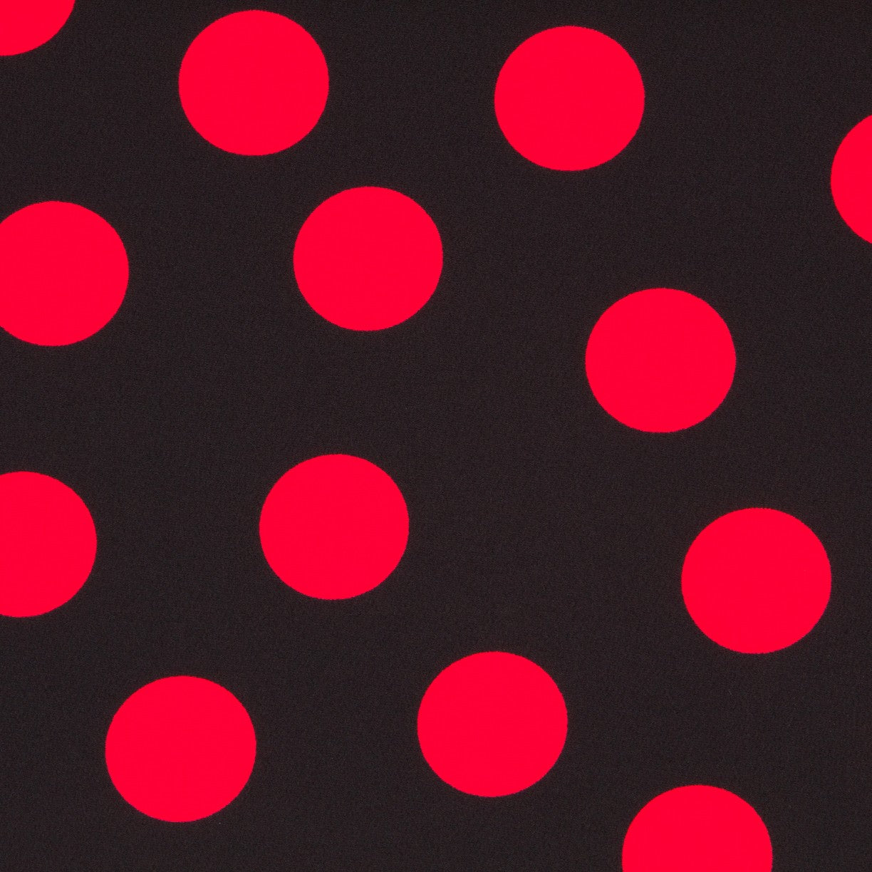 Roter gepunkteter Krepp 35mm Schwarz - Ribes y Casals