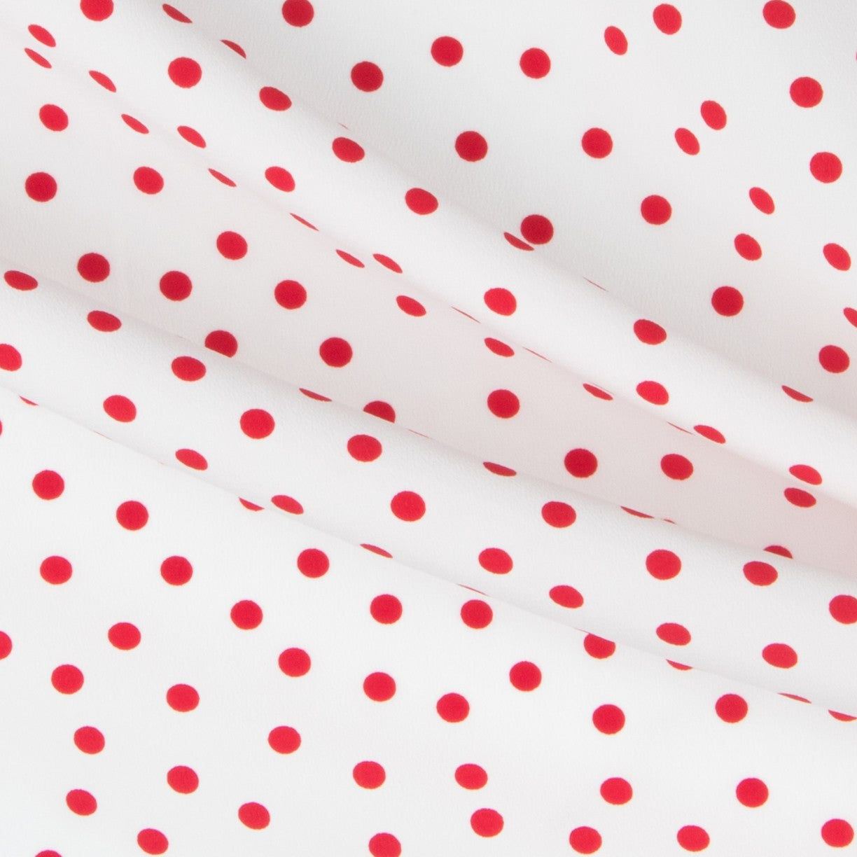 Retalkrepp Retal Polka Dots Rot 7mm Weiß 160 x 150 cm - Ribes y Casals