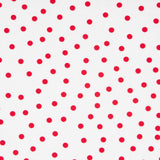 Retalkrepp Retal Polka Dots Rot 7mm Weiß 160 x 150 cm - Ribes y Casals